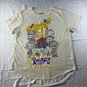 Nickelodeon Rugrats T Shirt Angelica Off White Juniors Size XL (15-17) - (400)